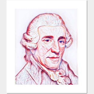 Joseph Haydn Portrait | Joseph Haydn Artwork | Line Art Posters and Art